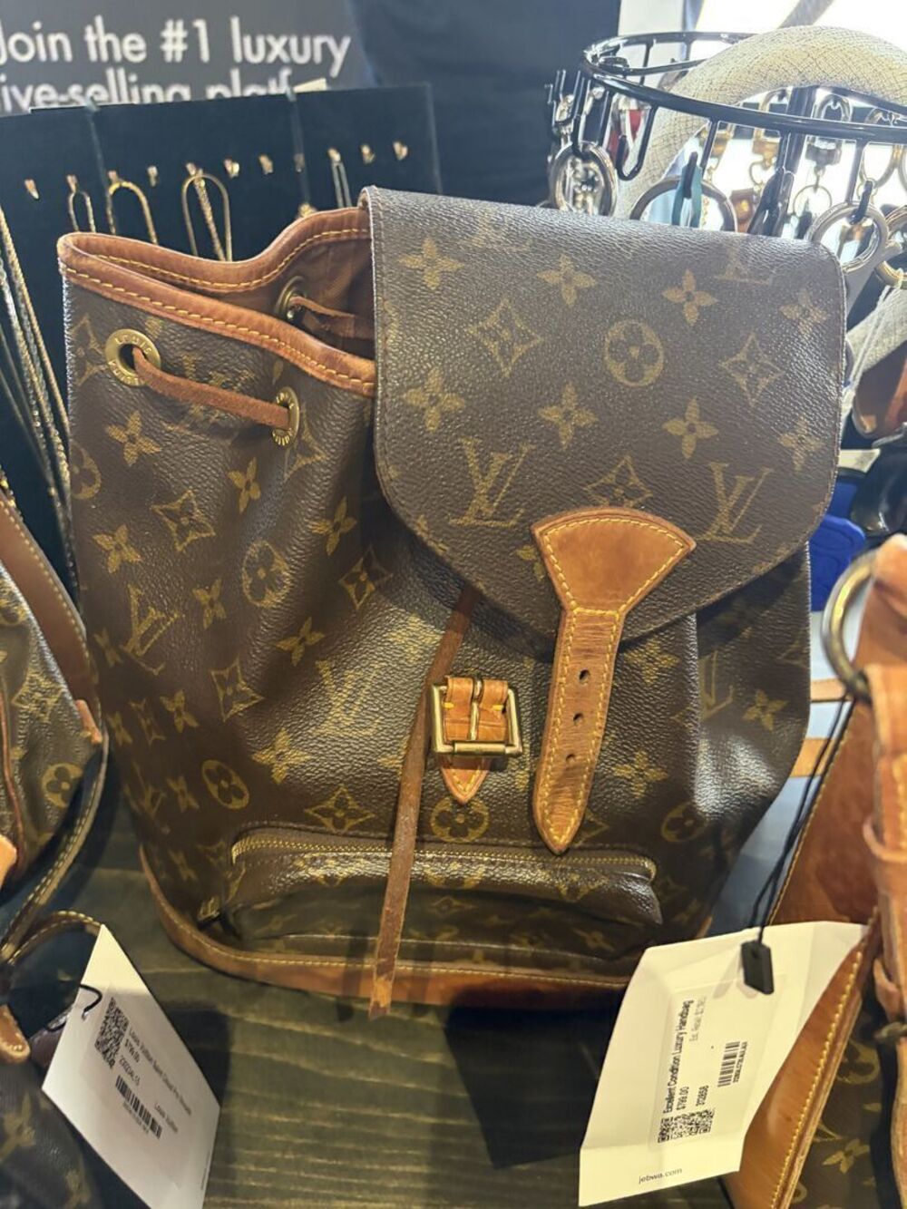 Louis Vuitton Vintage Monogram Montsouris Backpack